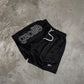 GEOLIFE EMBROIDERY MESH --- BLACK