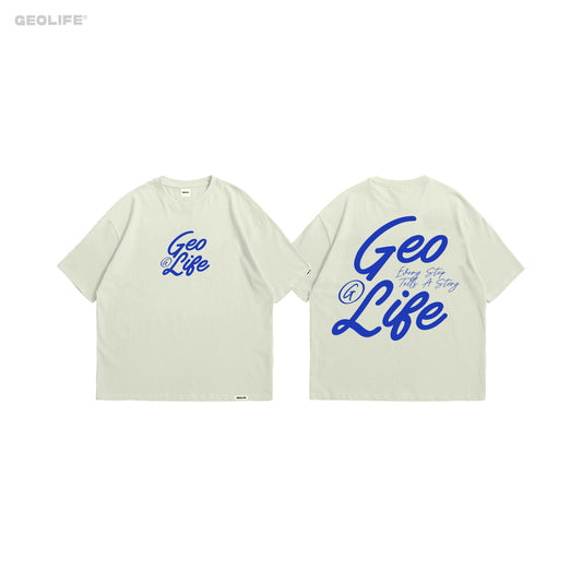 GEOLIFE SCRIPT -  OFF WHITE TSHIRT