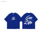 GEOLIFE SCRIPT -  ROYAL BLUE TSHIRT