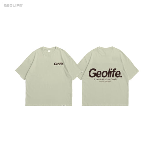 GEOLIFE SPORTS -  BEIGE TSHIRT