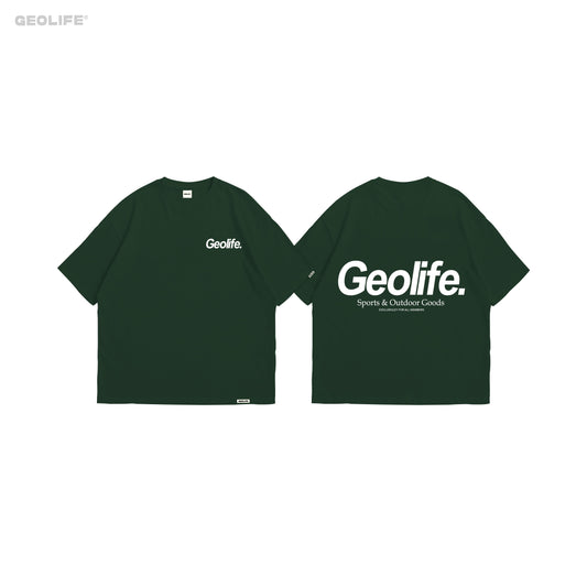 GEOLIFE SPORTS -  BOTTLED GREEN TSHIRT