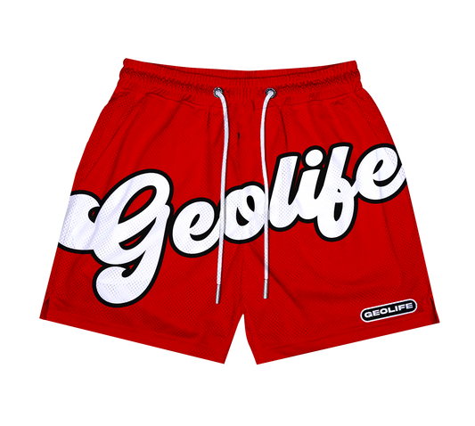 GEOLIFE BASIC - RED MESH SHORT