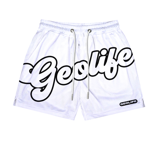 GEOLIFE BASIC - WHITE MESH SHORT