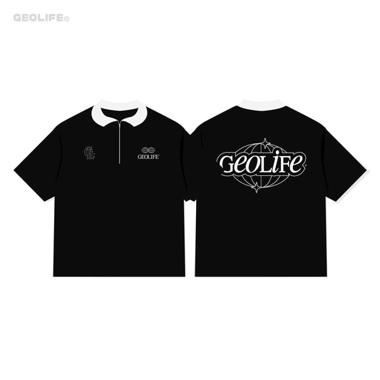 GEOLIFE DAUNTLESS -  BLACK POLO SHIRT