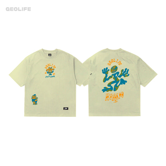 REALM CREAM TSHIRT - GEOLIFE