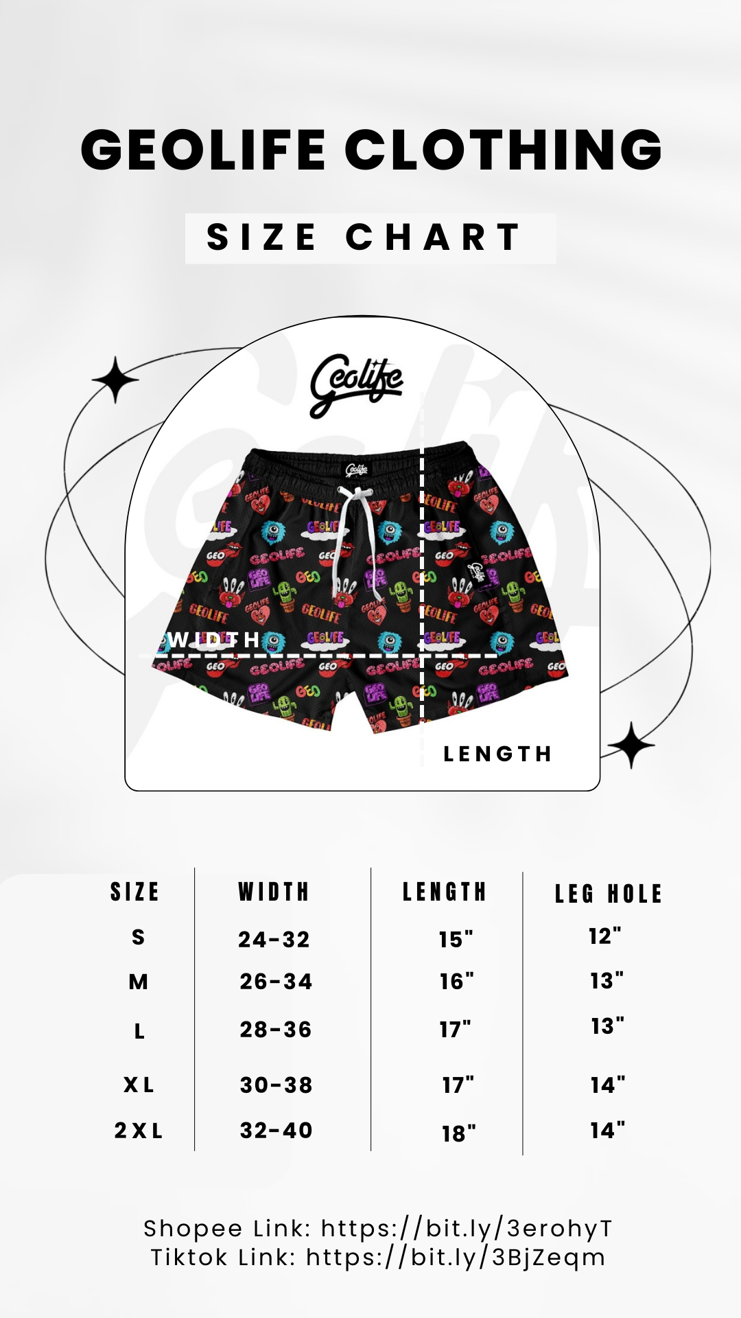 GEOLIFE MESH SHORT BLACK