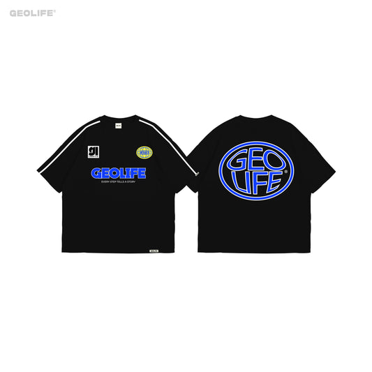 GEOLIFE UNSHAKEN -  BLACK TSHIRT