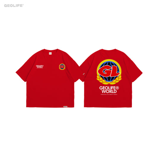 GEOLIFE VIBRANT ENERGY -  RED TSHIRT