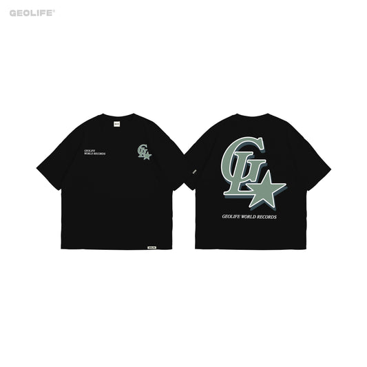 GEOLIFE WORLD RECORDS -  BLACK TSHIRT