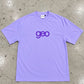 GEOLIFE EMBROIDERY  LAVANDER TSHIRT