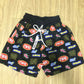 GEOLIFE PATTERN - MESH SHORT - BLACK