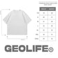 GEOLIFE EMBROIDERY  WHITE TSHIRT