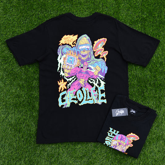 MANIPULATION BLACK TSHIRT - GEOLIFE